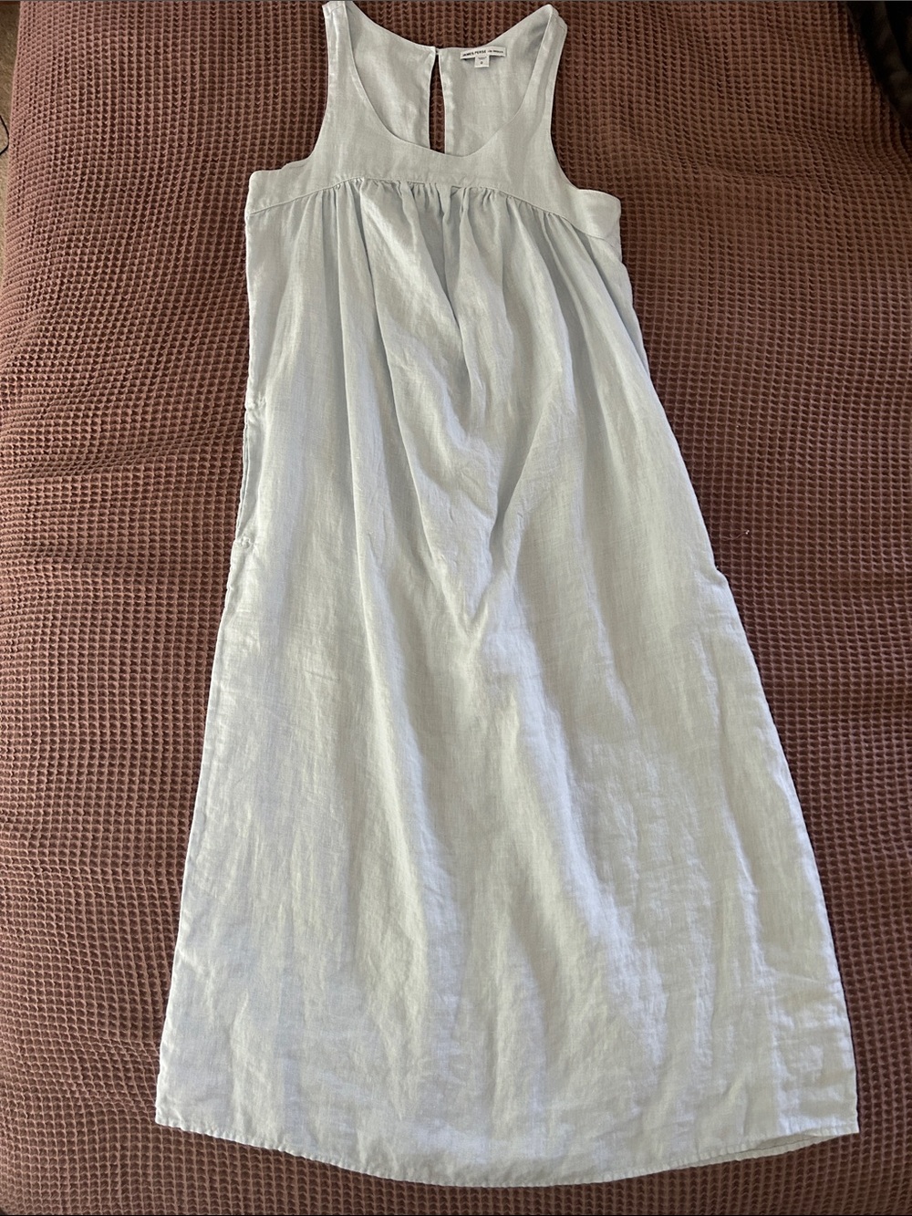 James Perse Sleeveless Linen Maxi Dress -sz 0